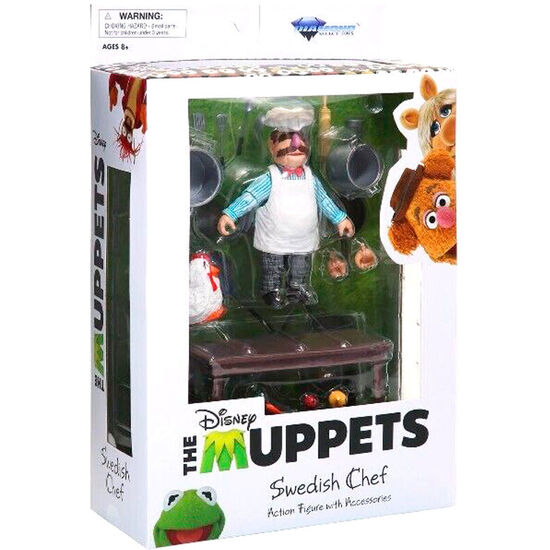 FIGURA THE SWEDISH CHEF AND KITCHEN SUPPLIES LOS TELEÑECOS 2 image 1