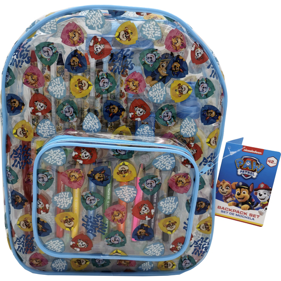 MOCHILA ACTIVIDADES PATRULLA CANINA PAW PATROL 42PZS image 0