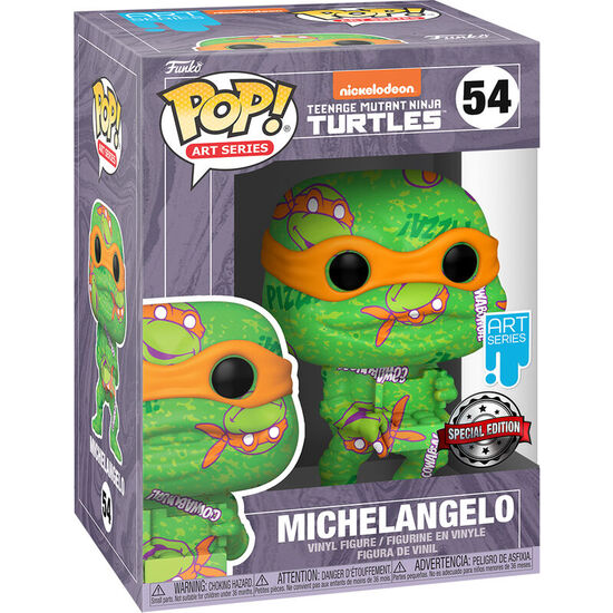 FIGURA POP TORTUGAS NINJA 2 MICHELANGELO EXCLUSIVE image 0