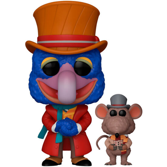 FIGURA POP DISNEY THE MUPPET CHRISTMAS CAROL CHARLES DICKENS WITH RIZZO image 0