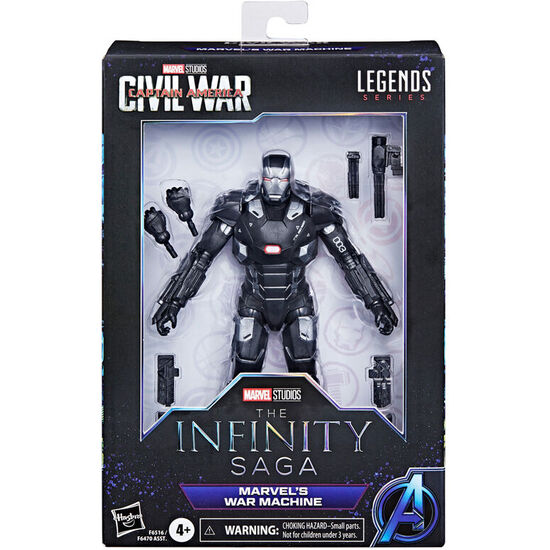 FIGURA MARVEL WAR MACHINE CAPITAN AMERICA CIVIL WAR THE INFINITY SAGA MARVEL 15CM image 1