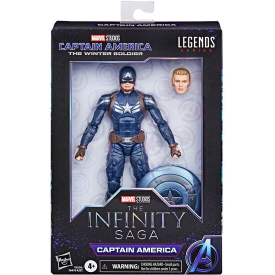 FIGURA CAPITAN AMERICA - CAPITAN AMERICA THE WINTER SOLDIER THE INFINITY SAGA MARVEL 15CM image 1