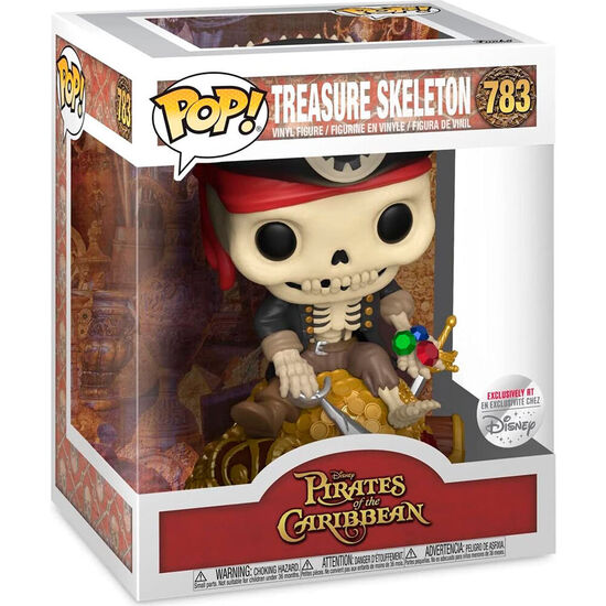 FIGURA POP DELUXE PIRATAS DEL CARIBE TREASURE SKELETON EXCLUSIVE image 1