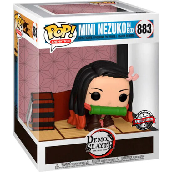 FIGURA POP DELUXE DEMON SLAYER KIMETSU NO YAIBA MINI NEZUKO EXCLUSIVE image 1