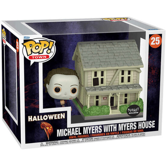 FIGURA POP HALLOWEEN MICHAEL MYERS WITH MYERS HOUSE EXCLUSIVE image 0