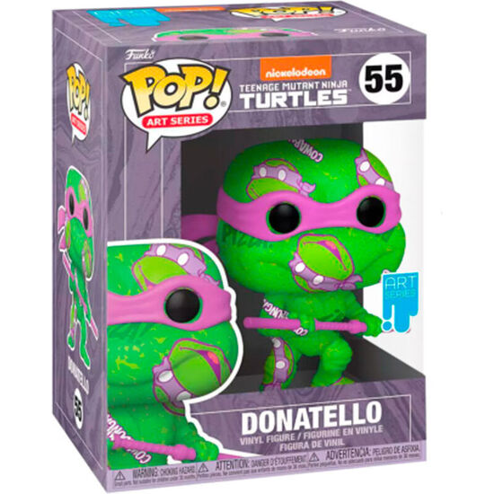 FIGURA POP TORTUGAS NINJA DONATELLO ARTIST + CASE EXCLUSIVE image 0