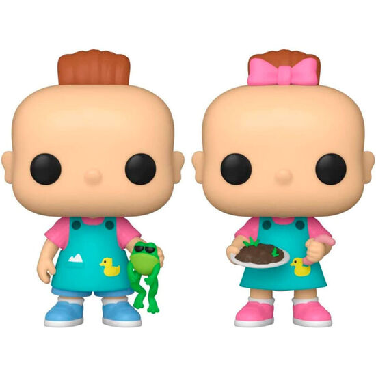 BLISTER 2 FIGURAS POP RUGRATS PHIL & LIL EXCLUSIVE image 1