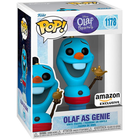 FIGURA POP DISNEY OLAF PRESENT OLAF AS GENIE EXCLUSIVE image 0