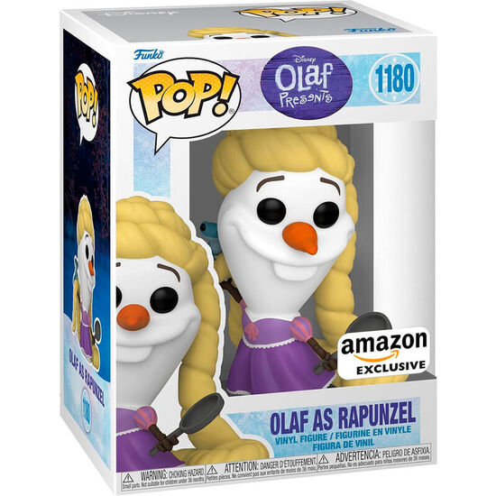 FIGURA POP DISNEY OLAF PRESENT OLAF AS RAPUNZEL EXCLUSIVE image 0