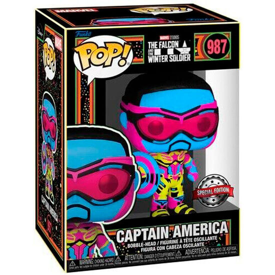 FIGURA POP MARVEL FALCON Y EL SOLDADO DE INVIERNO CAPITAN AMERICA EXCLUSIVE image 0