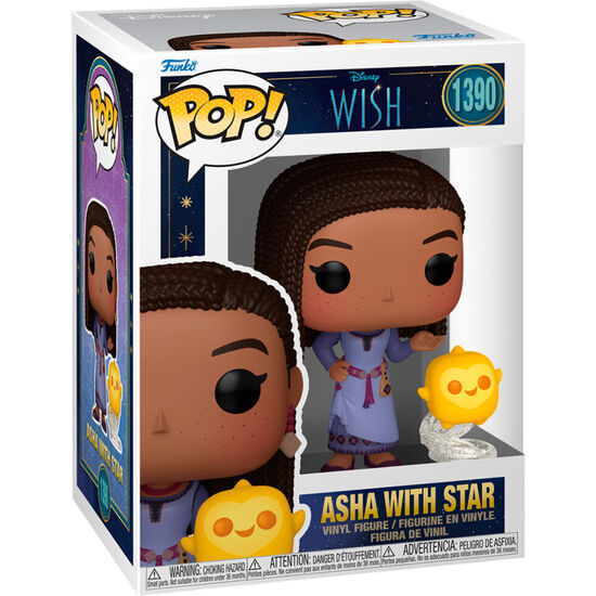 FIGURA POP DISNEY WISH ASHA WITH STAR image 0