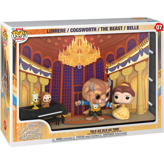 FIGURA POP MOMENT DELUXE DISNEY LA BELLA Y LA BESTIA TALE AS OLD AS TIME image 1