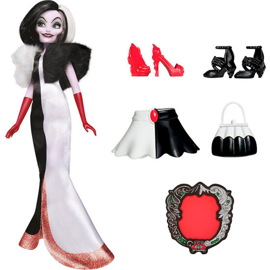 MUÑECA CRUELLA DE VIL VILLANAS DISNEY 28CM image 0