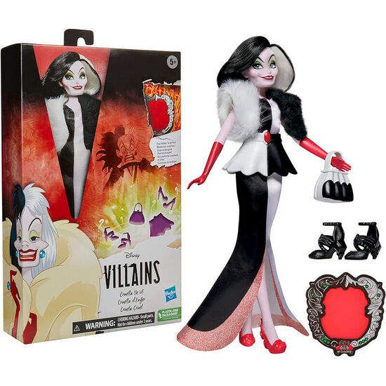 MUÑECA CRUELLA DE VIL VILLANAS DISNEY 28CM image 1