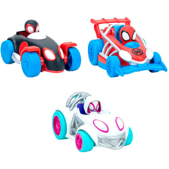 VEHICULO SPIDEY WEBBED WHEELIES SPIDEY AMAZING FRIENDS MARVEL SURTIDO image 3