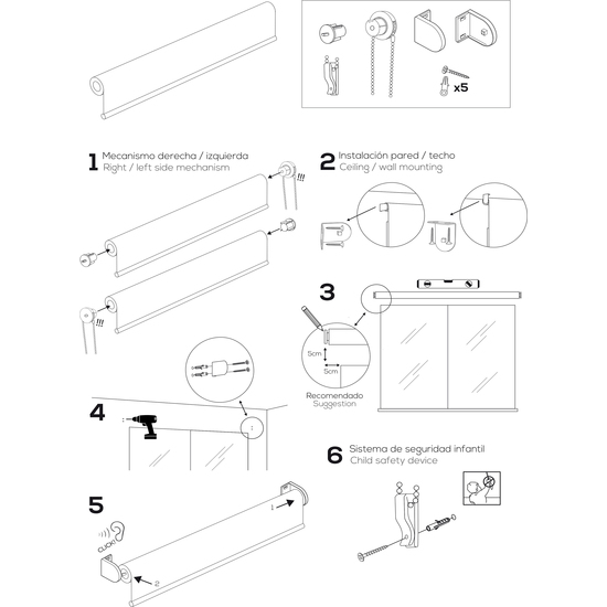 ESTOR ENROLLABLE SCREEN AD +5 28MM 180CM image 6