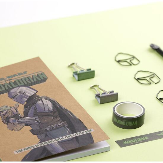 SET DE PAPELERÍA THE MANDALORIAN GREEN image 3