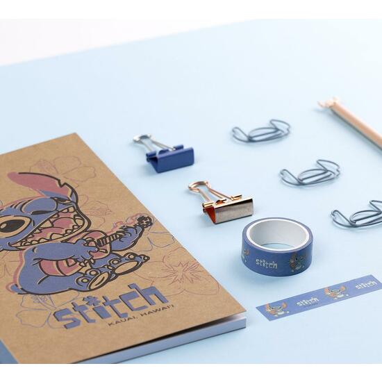 SET DE PAPELERÍA STITCH BLUE image 2
