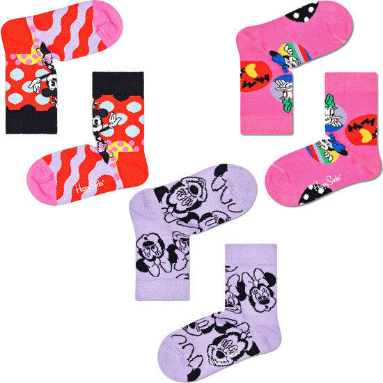 SET 3 PARES CALCETINES KIDS DISNEY MINNIE TALLA 4-6A image 0