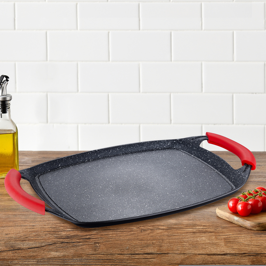SET DE 3 UTENSILIOS DE COCINA + PLANCHA DE ALUMINIO FORJADO image 6