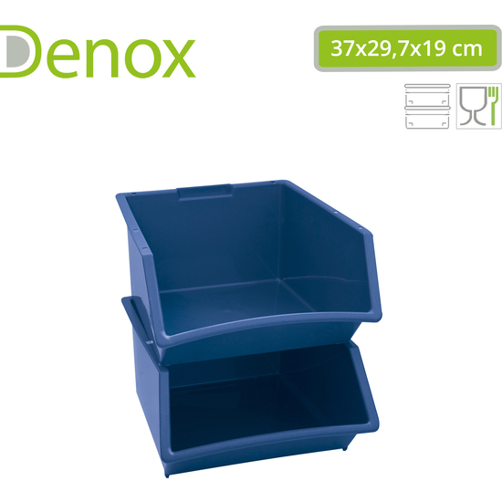 SET DE 2 CAJAS DE HOGAR A JUEGO-AZULES image 1