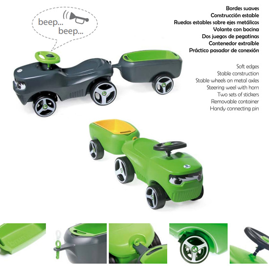 TRAILER CORREPASILLOS FARMEE+CAREE VERDE image 2