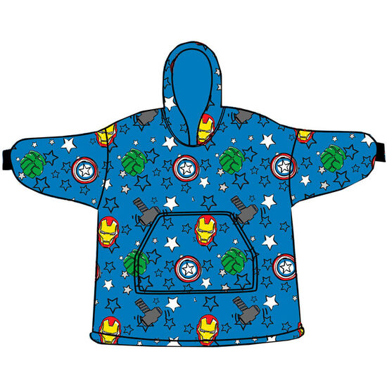 BATA SUDADERA OVERSIZE LOS VENGADORES AVENGERS MARVEL CORAL INFANTIL image 0