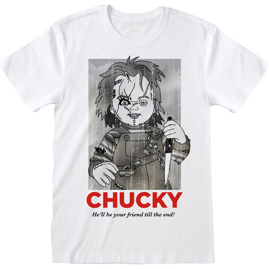 CAMISETA FRIENDS TILL THE END CHUCKY ADULTO image 0