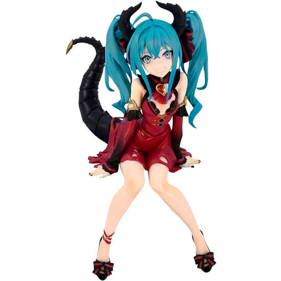 FIGURA NOODLE STOPPER HATSUNE MIKU VILLAIN RED HATSUNE MIKU 16CM image 0