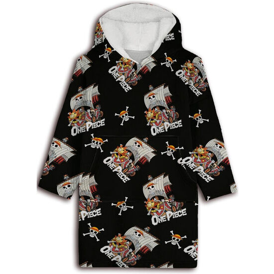 BATA SUDADERA OVERSIZE ONE PIECE CORAL INFANTIL image 0