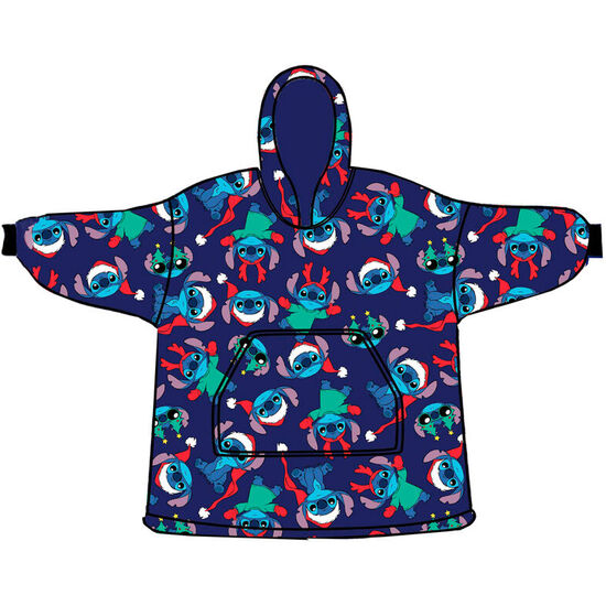 BATA SUDADERA OVERSIZE STITCH DISNEY CORAL INFANTIL image 0