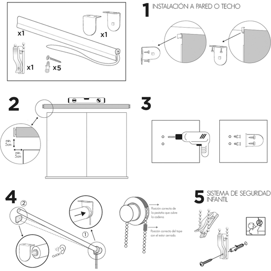 ESTOR ENROLLABLE LISO TR AD +5 28MM 175CM image 7