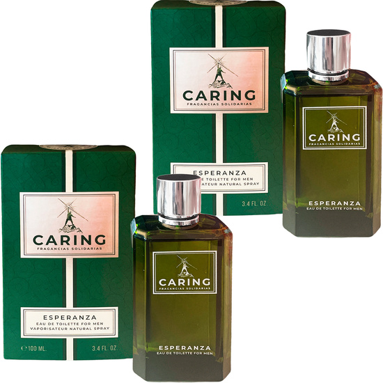SET DE 2 FRAGANCIAS PARA HOMBRE CARING ESPERANZA EDT - 100ML. image 0