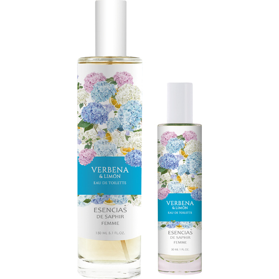 SET DE 2 ESTUCHES FRAGANCIA 100 ML + 30 ML ESENCIAS DE SAPHIR - VERBENA & LIMÓN image 1