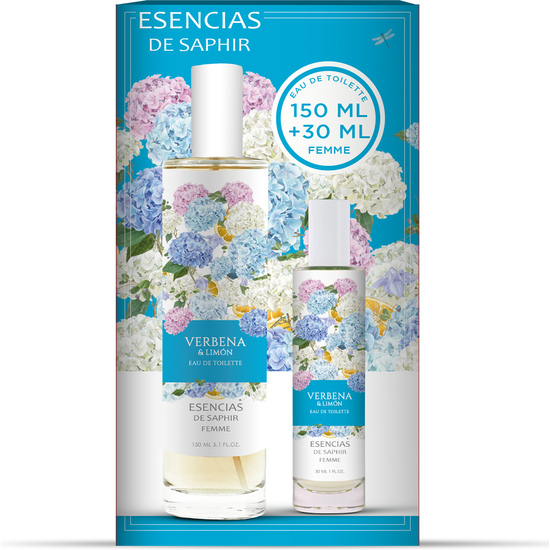 SET DE 2 ESTUCHES FRAGANCIA 100 ML + 30 ML ESENCIAS DE SAPHIR - VERBENA & LIMÓN image 4