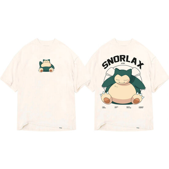 CAMISETA SNORLAX FRONT &#38; BACK POKEMON ADULTO image 0