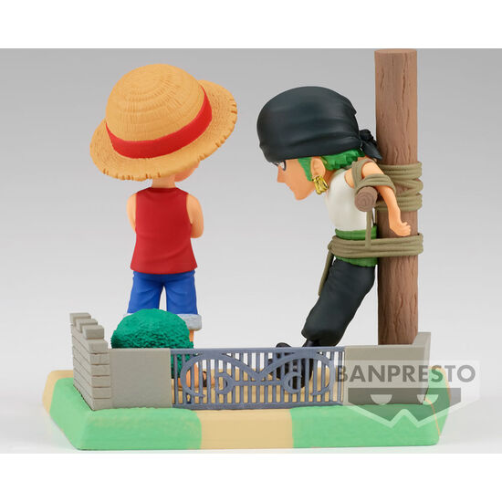 FIGURA MONKEY D LUFFY & RORONOA ZORO LOG STORIES ONE PIECE 7CM image 2