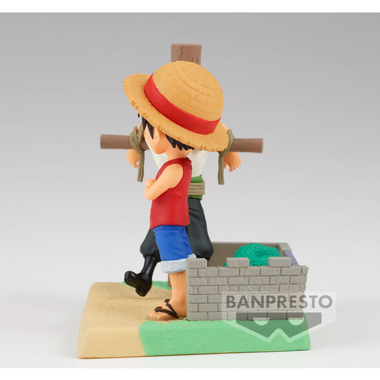 FIGURA MONKEY D LUFFY & RORONOA ZORO LOG STORIES ONE PIECE 7CM image 3