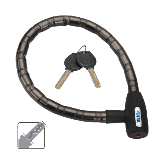 ANTIRROBO MOTO ACERO LLAVE 100CM / 22MM image 0