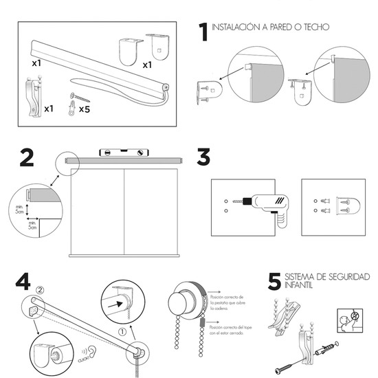 ESTOR ENROLLABLE LISO BK AD +5 38MM 220CM image 6