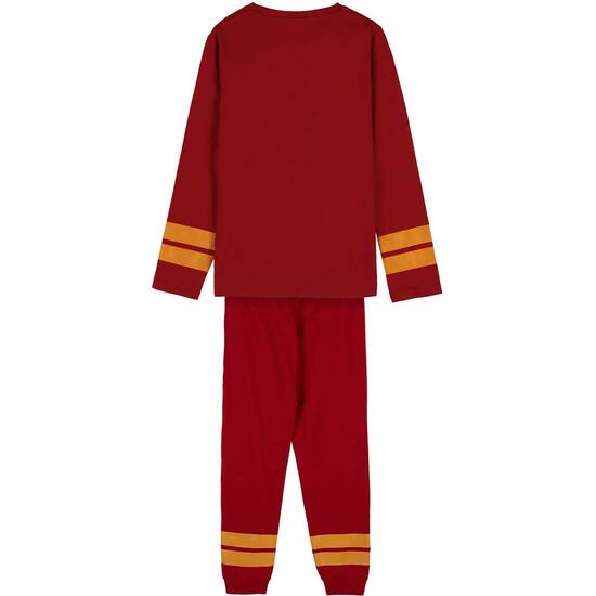 PIJAMA LARGO SINGLE JERSEY HARRY POTTER DARK RED image 1