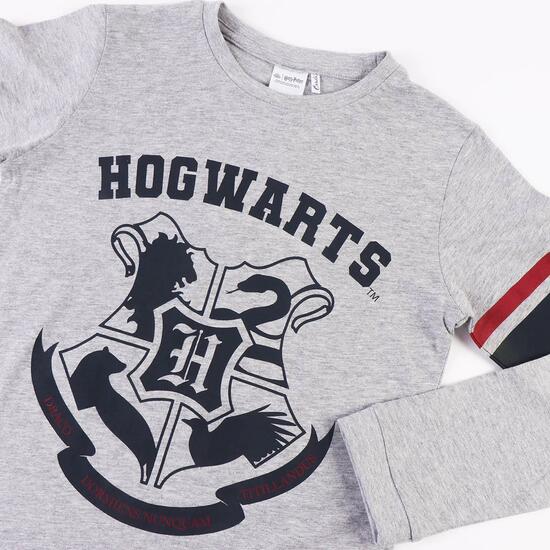 PIJAMA LARGO SINGLE JERSEY HARRY POTTER GRAY image 2