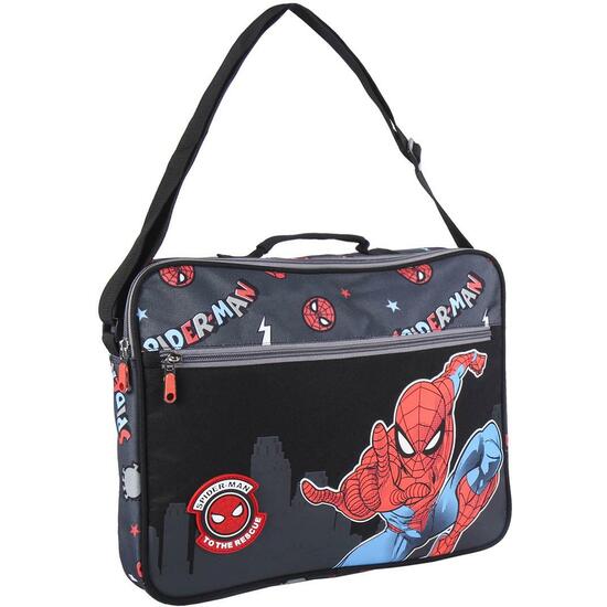 MOCHILA ESCOLAR CARTERONA SPIDERMAN BLACK image 0