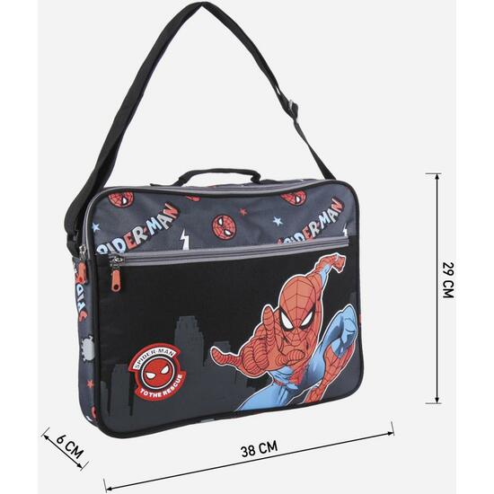 MOCHILA ESCOLAR CARTERONA SPIDERMAN BLACK image 3