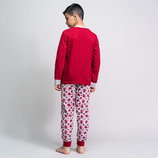 PIJAMA LARGO SINGLE JERSEY HARRY POTTER DARK RED image 4