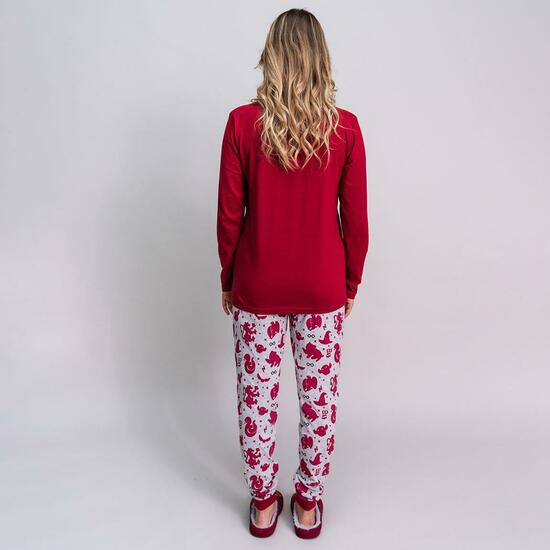 PIJAMA LARGO SINGLE JERSEY HARRY POTTER DARK RED image 4