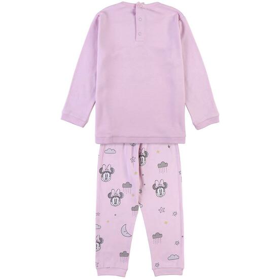 PIJAMA LARGO VELOUR COTTON MINNIE BLUE image 1