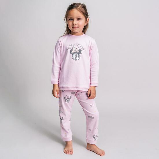 PIJAMA LARGO VELOUR COTTON MINNIE BLUE image 3