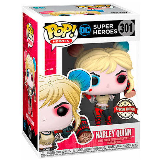 FIGURA POP DC COMICS HARLEY QUINN WITH MALLET EXCLUSIVE image 0