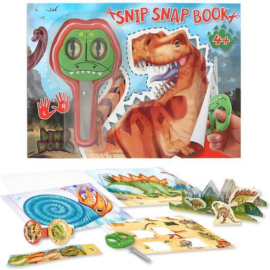 LIBRO SNIP SNAP DINO WORLD image 0